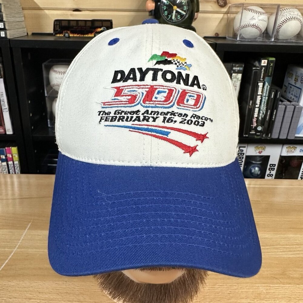 Daytona 500 Blue and White Cap